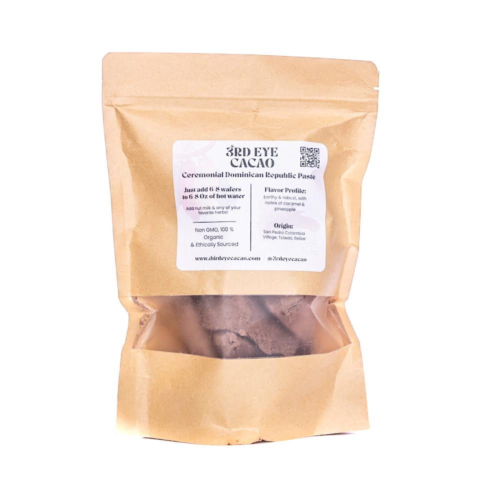 Ceremonial Dominican Republic Cacao Paste 1lb – Third Eye Cacao