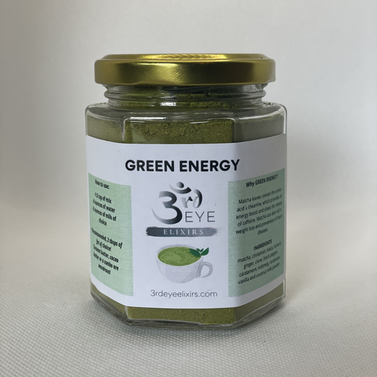 Green Energy Matcha Elixir - 3rd Eye Cacao Elixir