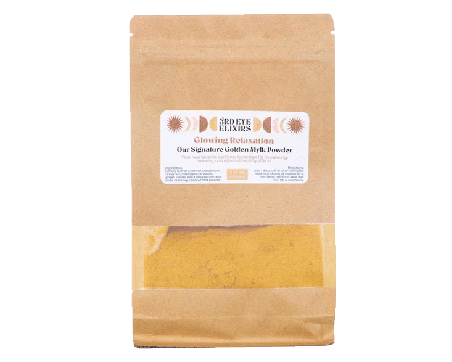 Glowing Relaxation Golden Milk Elixir - 3rd Eye Cacao Elixir