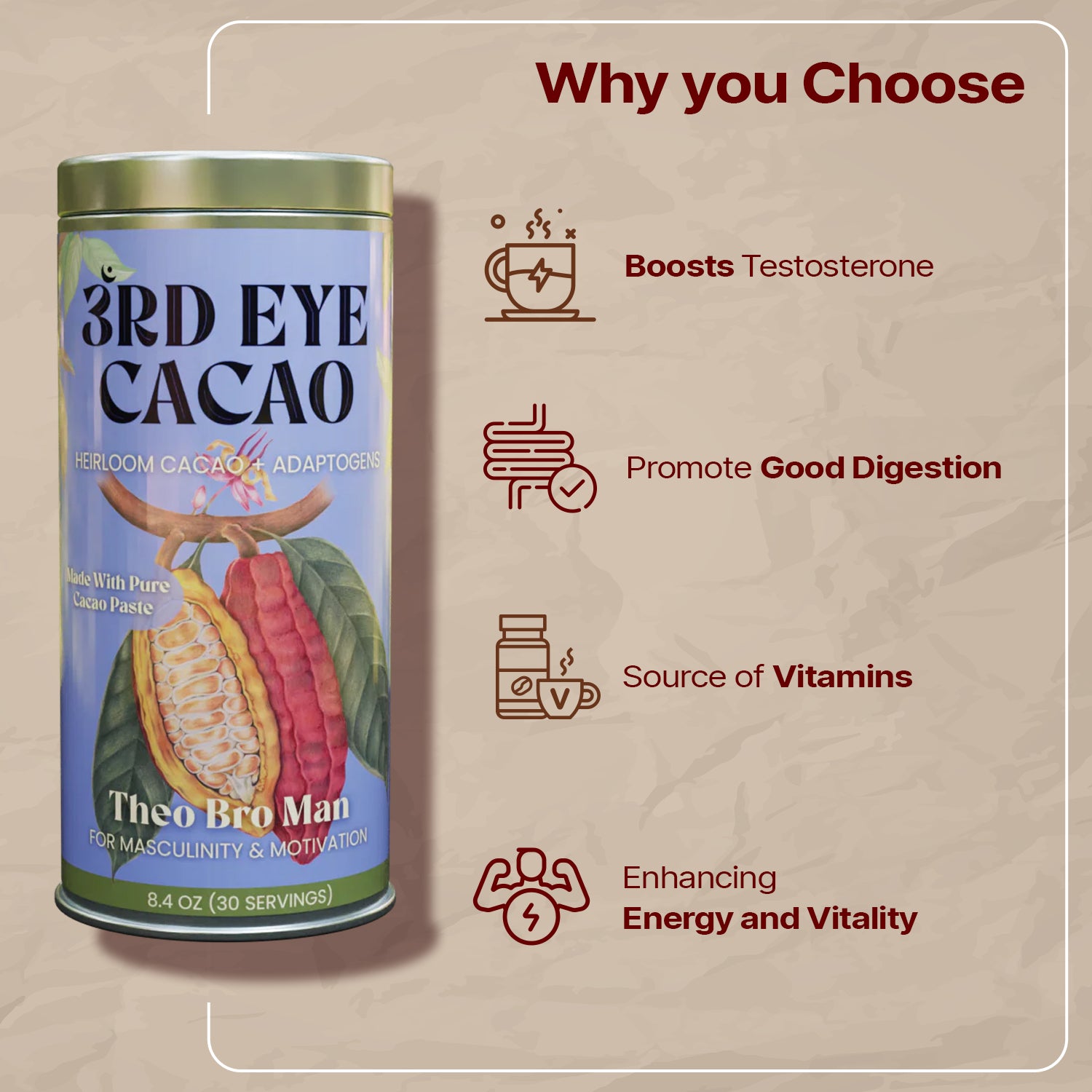 Theo-Bro-Man Elixir - Third Eye Cacao 