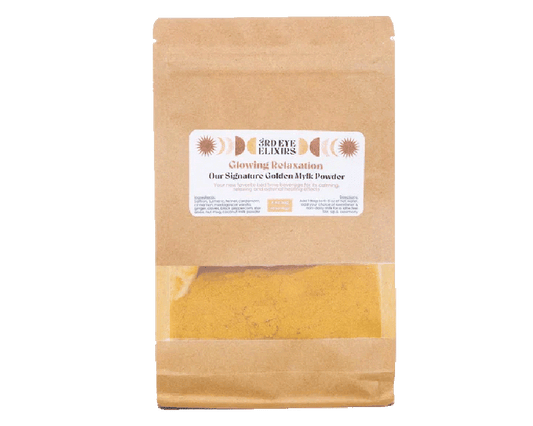 Glowing Relaxation Golden Milk Elixir - 3rd Eye Cacao Elixir